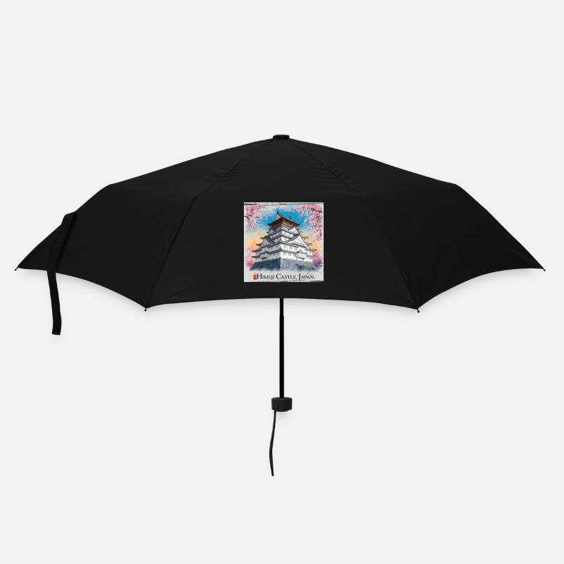 Himeji Castle Japan - Regenschirm (klein) - Schwarz