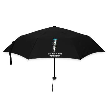 Lets climb to where the colors live - Umbrella (small) - black - Front