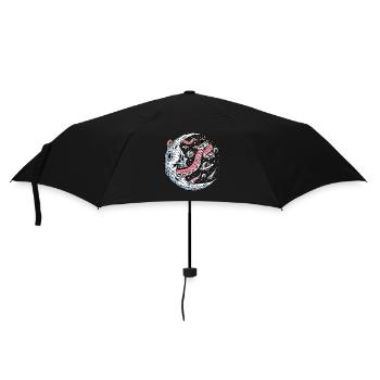 Space Battle with Alien Tentacles - Umbrella (small) - black - Front