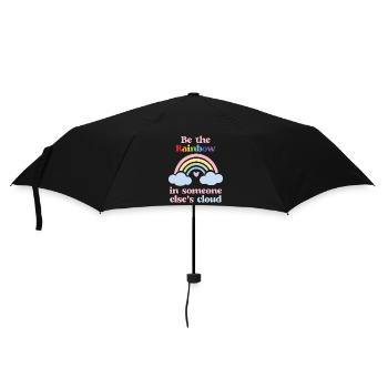 LGBTQ Pride Month - Be the Rainbow - Umbrella (small) - black - Front