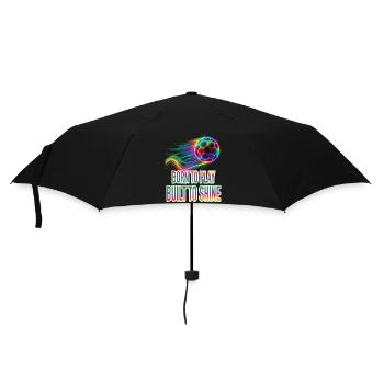 Ballon de Foot - Neon Arc-en-Ciel Football Sport - Parapluie standard - noir - Devant