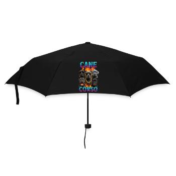 Cane Corso - Regenschirm (klein) - Schwarz - Vorne