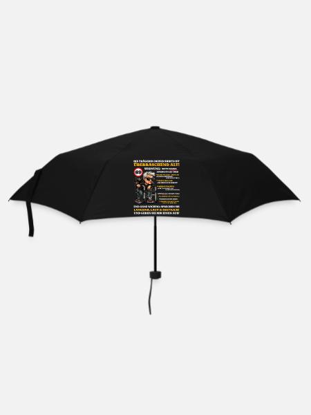 Geburtstag 69 Jahre Überraschend alt - Regenschirm (klein) - Schwarz