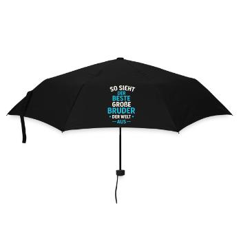 Best Big Brother – World's Best Brother Shirt - Umbrella (small) - black - Front