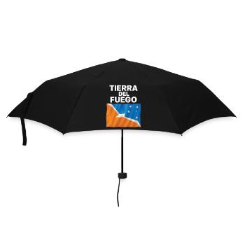 Feuerland - Regenschirm (klein) - Schwarz - Vorne
