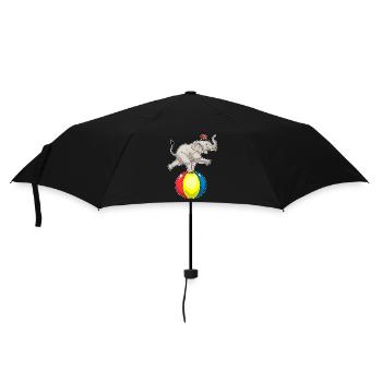 Elephant Circus Ball - Umbrella (small) - black - Front