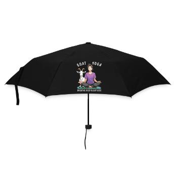 GOAT YOGA DEEP, BLEAT LESS - Umbrella (small) - black - Front