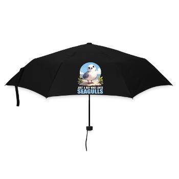 Mouettes Mouette - Parapluie standard - noir - Devant