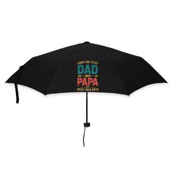 Proud Dad Funny Dad Humor Dad - Umbrella (small) - black - Front