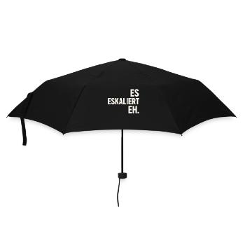 De toute façon, la situation s’intensifie – une chemise à slogan pour chaque occasion - Parapluie standard - noir - Devant