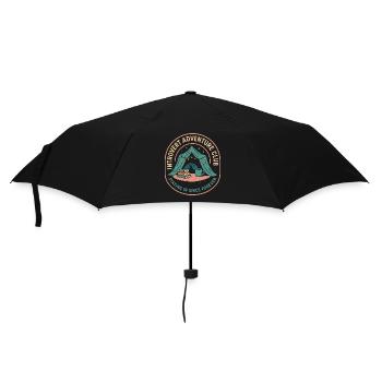 Introvert Adventure Club - Cozy Indoor Camp - Umbrella (small) - black - Front