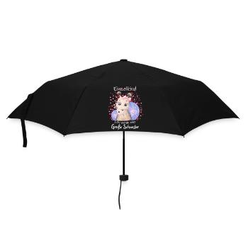 J’annonce la progéniture : je vais être une grande sœur en 2027 - Parapluie standard - noir - Devant