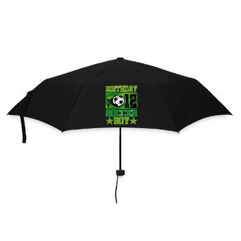 12th birthday Boy Soccer 12 Years Old Gifts - Regenschirm (klein) - Schwarz - Vorne
