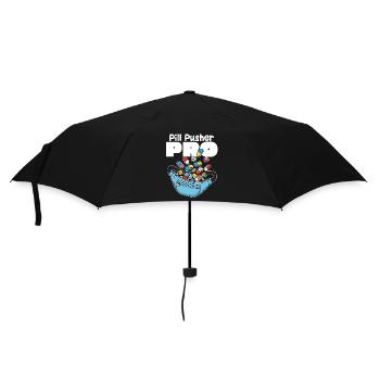 PILL PUSHER PRO - KRANKENSCHWESTER GESCHENK - Regenschirm (klein) - Schwarz - Vorne