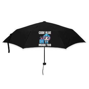 CODE BLUE, MOOD TOO - DOKTOR GESCHENK - Regenschirm (klein) - Schwarz - Vorne