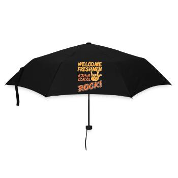 Welcome Freshmen High School Rock Vibes - Umbrella (small) - black - Front