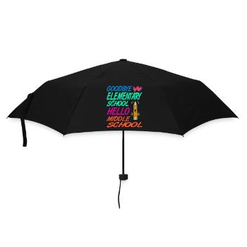 Goodbye Elementary Hello Middle School Journey - Umbrella (small) - black - Front