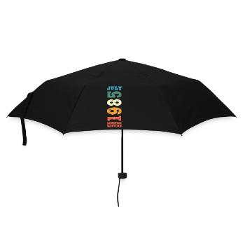 Juli 1985 Vintage Retro Geburtstagsgeschenk - Regenschirm (klein) - Schwarz - Vorne