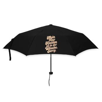70s Costume Is In The Lingerie 70s Party 70s - Umbrella (small) - black - Front