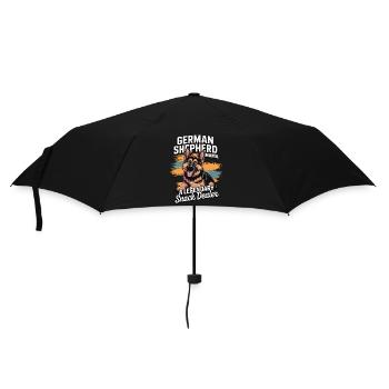 German Shepherd Mama, Legendärer Snack-Dealer - Regenschirm (klein) - Schwarz - Vorne