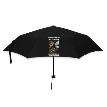 Apiculteur Je ne parle pas aux plantes - Parapluie standard - noir - Devant