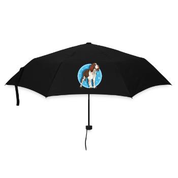 English Springer Spaniel Hundeliebhaber Geschenke - Regenschirm (klein) - Schwarz - Vorne