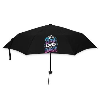 Dancing Saying Boys Dance Funny Dancing Gift - Umbrella (small) - black - Front