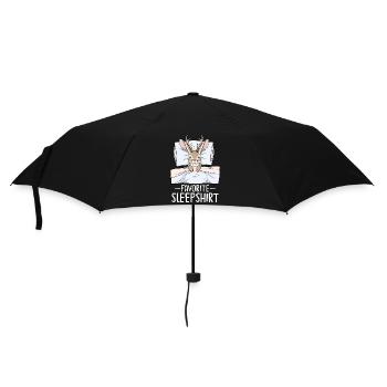 Favorite Sleepshirt - Regenschirm (klein) - Schwarz - Vorne