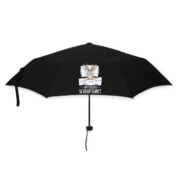 Offizielles Schlafshirt - Regenschirm (klein) - Schwarz - Vorne