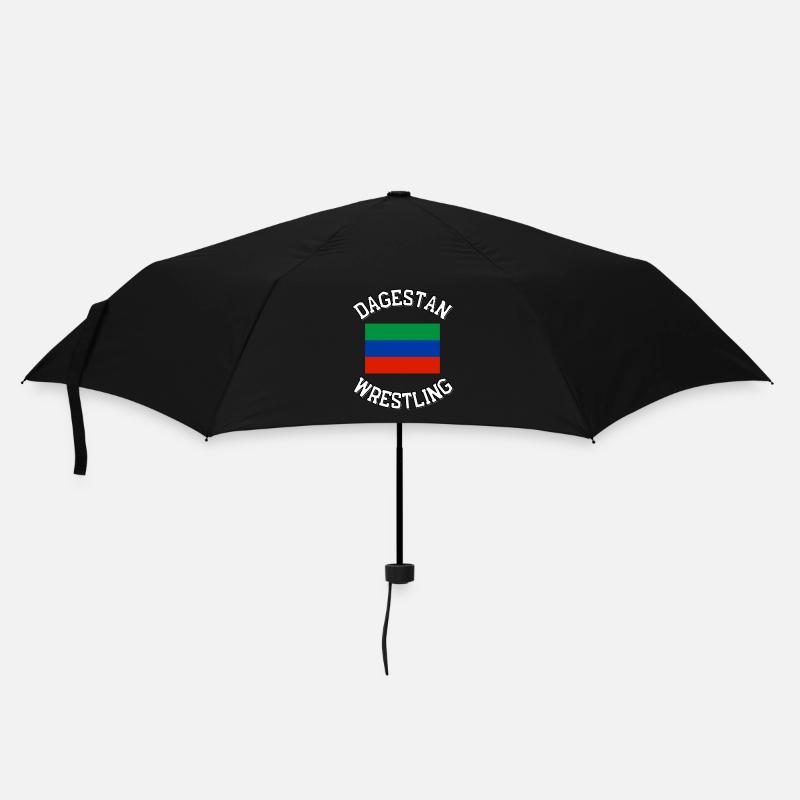 Dagestan Wrestling - Regenschirm (klein) - Schwarz