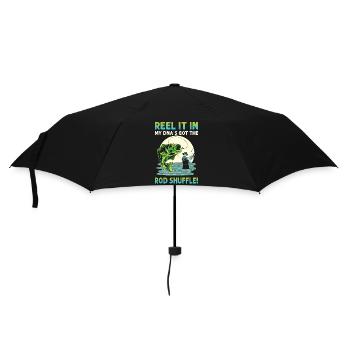 Fish In My DNA Fishing - Umbrella (small) - black - Front