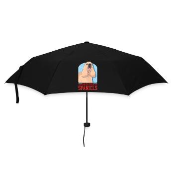 Cocker américain Spaniel cadeau - Parapluie standard - noir - Devant