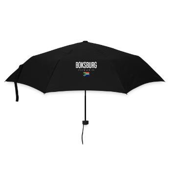 Boksburg Südafrika - Regenschirm (klein) - Schwarz - Vorne