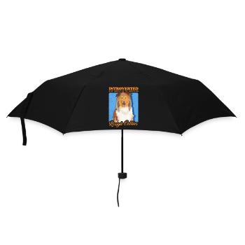 Collie Longhair Collie Dog Rough Collies Gift - Umbrella (small) - black - Front