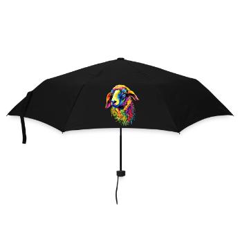 Sheep Lamb Sheep Domestic Sheep Shepherd Sweet Sheep - Umbrella (small) - black - Front