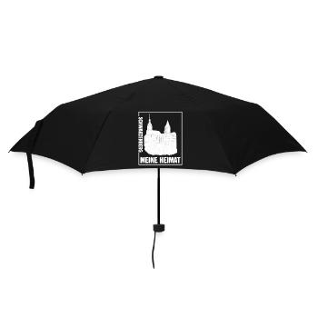 Schwarzenberg meine Heimat - Regenschirm (klein) - Schwarz - Vorne