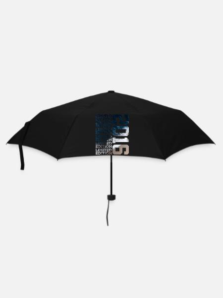 LIMITED EDITION 2016 10 JAHRE 10. GEBURTSTAG - Regenschirm (klein) - Schwarz