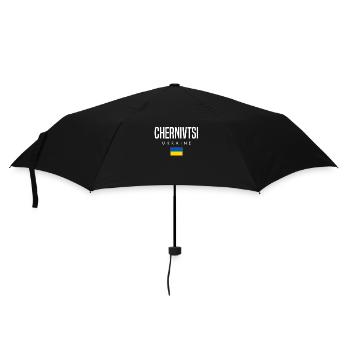 Chernivtsi, Ukraine - Umbrella (small) - black - Front