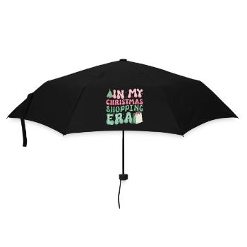 Le dicton de Noël à l’époque de mes achats de Noël - Parapluie standard - noir - Devant