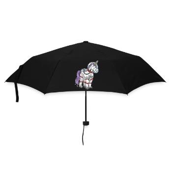 Unicorn Astronaut Space - Umbrella (small) - black - Front