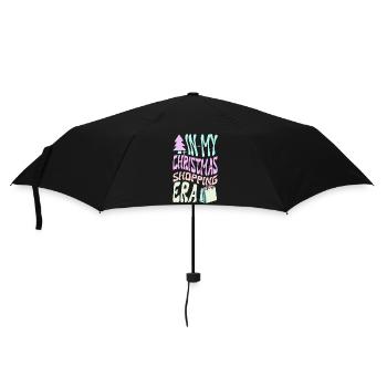 Le dicton de Noël à l’époque de mes achats de Noël - Parapluie standard - noir - Devant