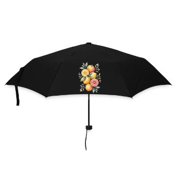 Lemons and Oranges Artwork - Umbrella (small) - black - Front