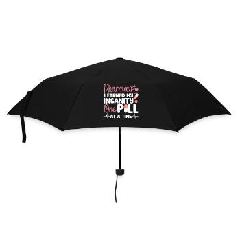 Technicien en pharmacie - Parapluie standard - noir - Devant