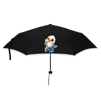 Cockatoo - Umbrella (small) - black - Front