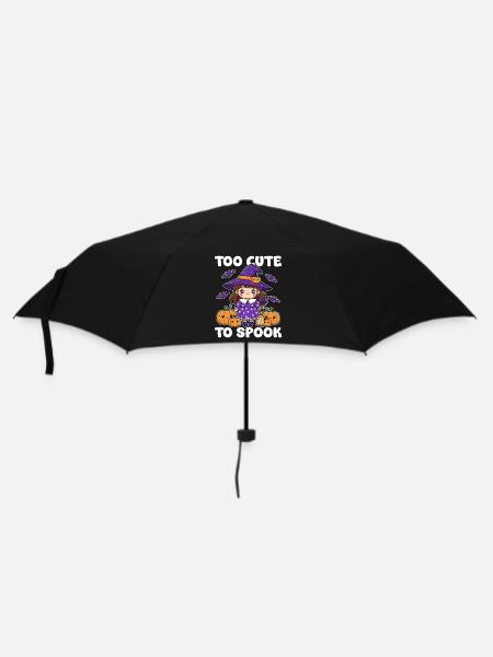 ZU SÜSS ZUM GRUSELN - HEXE HALLOWEEN - Regenschirm (klein) - Schwarz