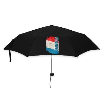 Flag of Luxembourg, I love Luxembourg - Umbrella (small) - black - Front