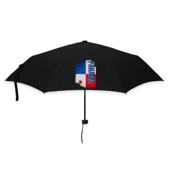 Panamanian flag, I love Panama - Umbrella (small) - black - Front