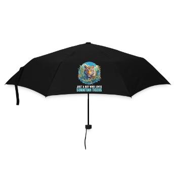 Sumatra-Tiger - Regenschirm (klein) - Schwarz - Vorne