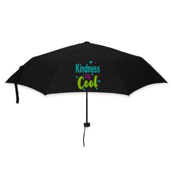 Kindness is Cool - Colorful Stars - Umbrella (small) - black - Front