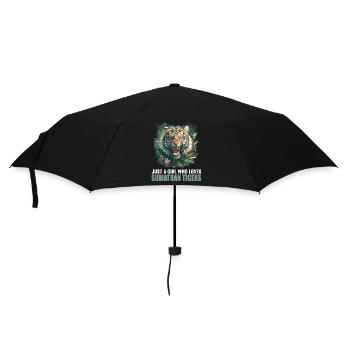 Sumatra-Tiger - Regenschirm (klein) - Schwarz - Vorne